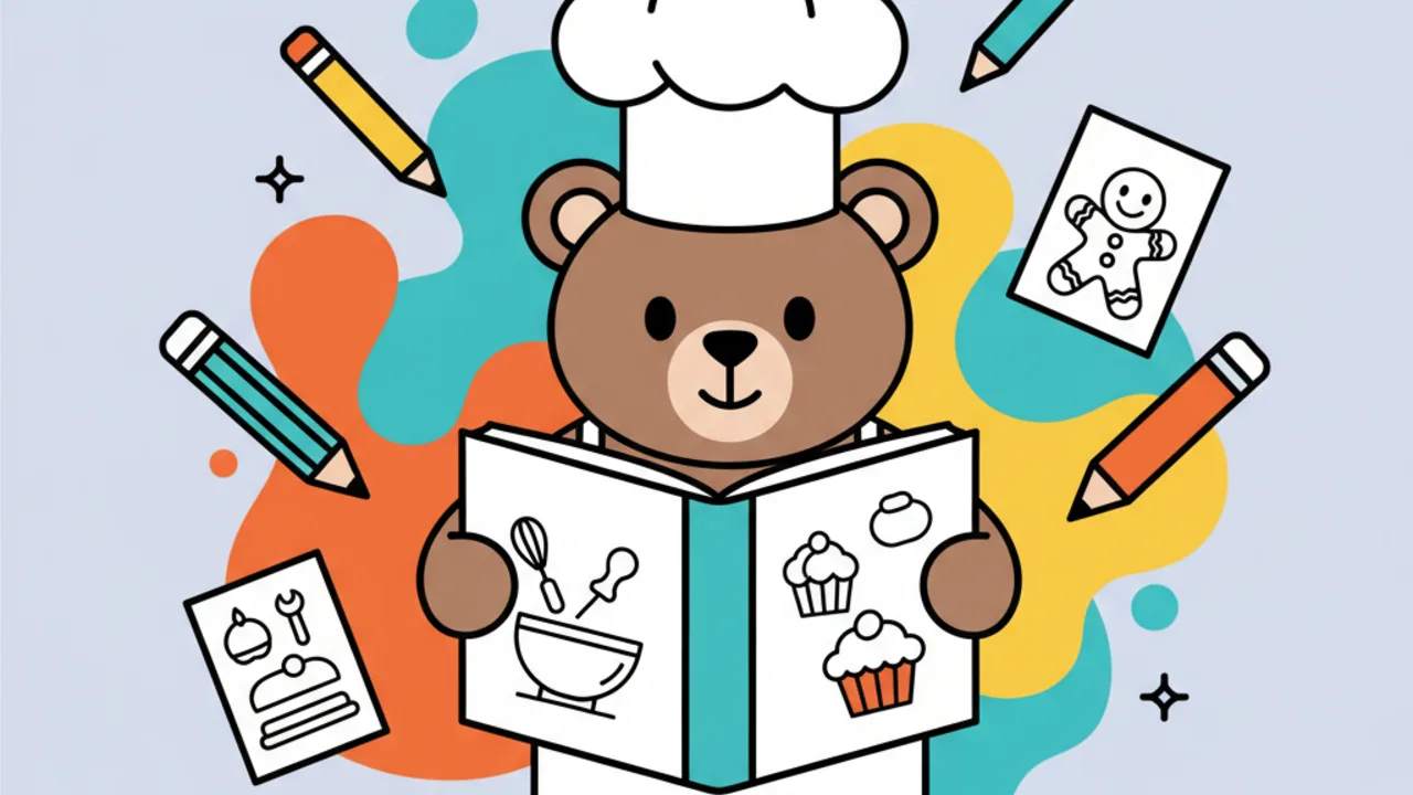 Bobbie na Cozinha: Páginas de Colorir para Pequenos Chefs