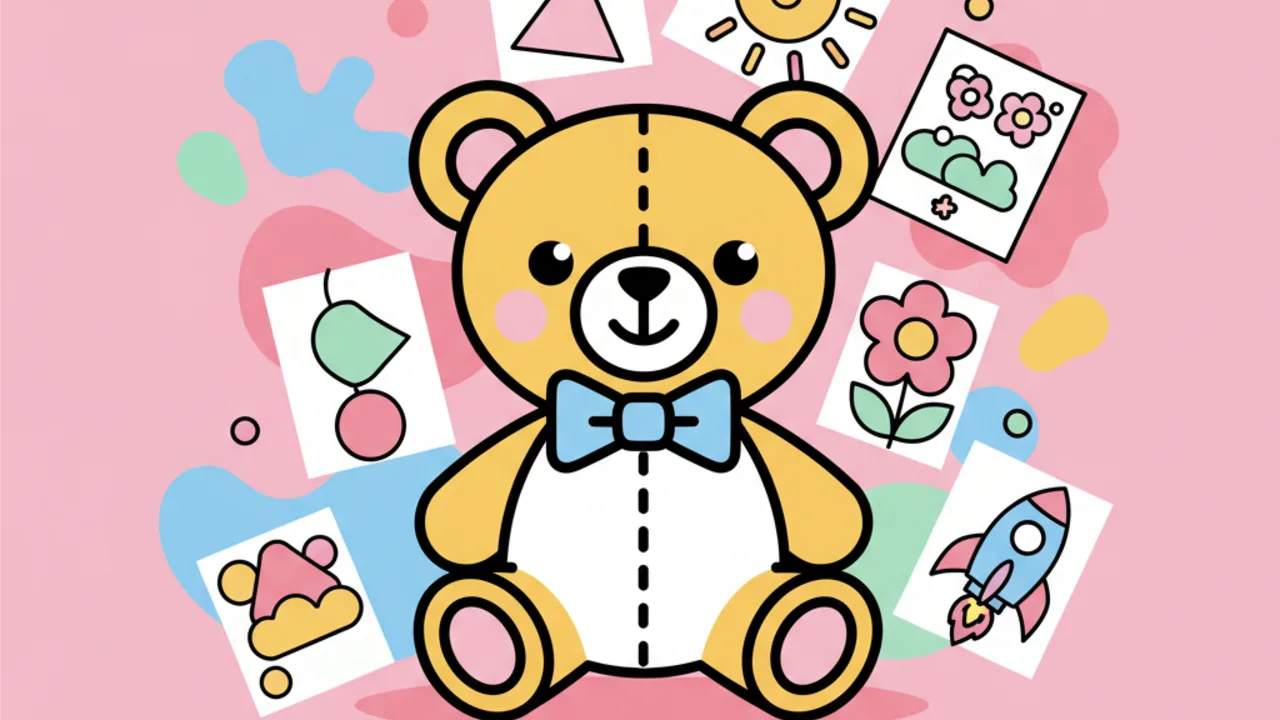 Coleção Ursinho Bobbie: Desenhos Educativos para Colorir