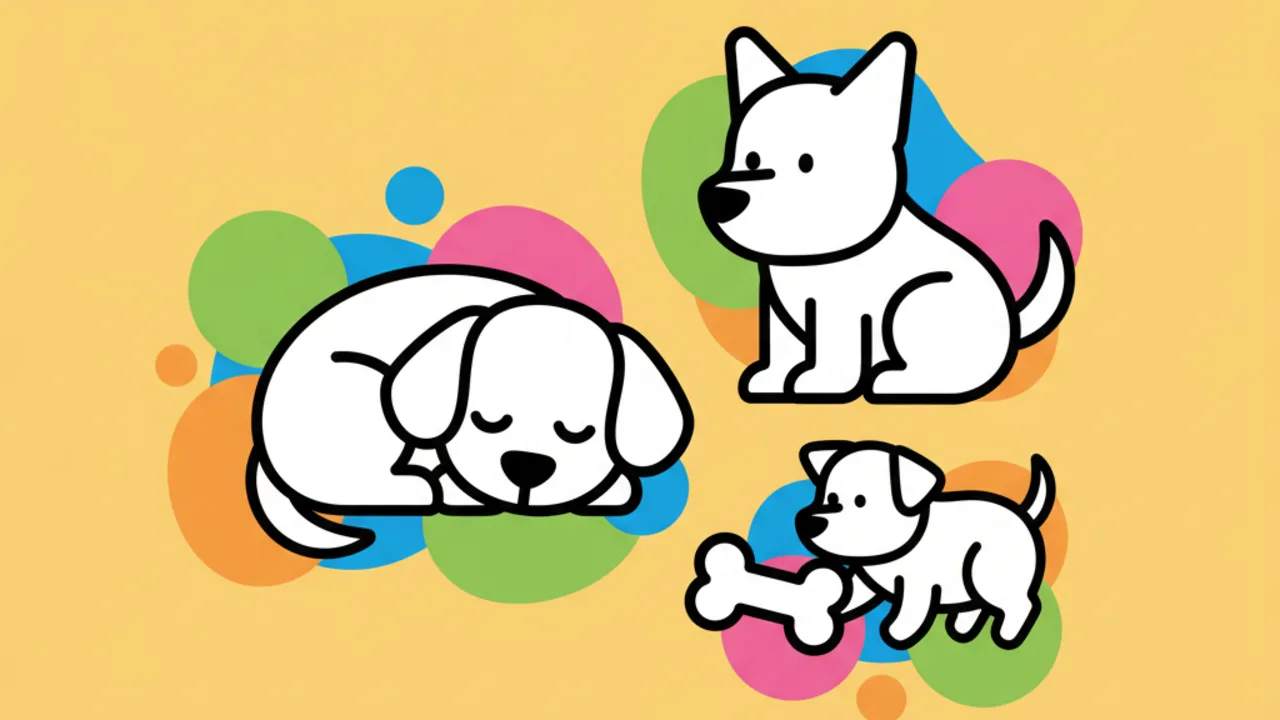 Desenhos de Filhotes de Cachorro para colorir