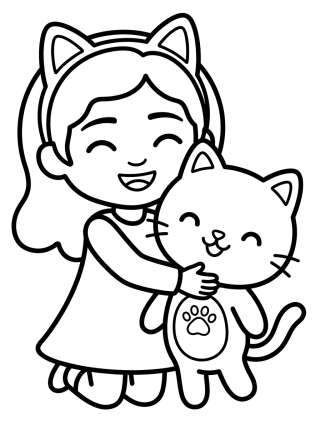 Coleção de desenhos para colorir: A Casa Mágica da Gabby