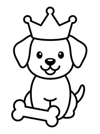 Chloe a Dálmata Fofa para colorir Desenho de Chloe a Dálmata Fofa para colorir e imprimir grátis
