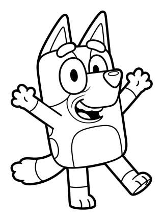 Coleção de desenhos para colorir: Desenhos da Bingo para Colorir