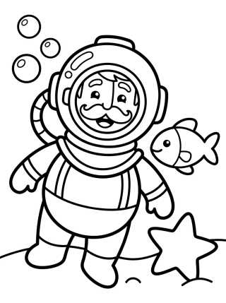 Bita no Fundo do Mar para colorir Desenho de Bita no Fundo do Mar para colorir e imprimir grátis