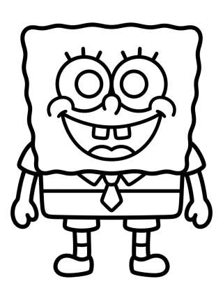 Coleção de desenhos para colorir: Bob Esponja para Colorir