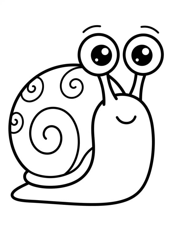 Gary o Caracol Fofinho para colorir Desenho de Gary o Caracol Fofinho para colorir e imprimir grátis