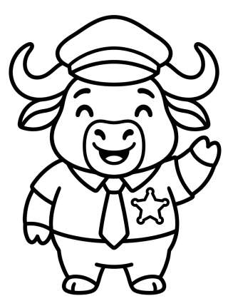 Coleção de desenhos para colorir: Chefe Bogo para Colorir
