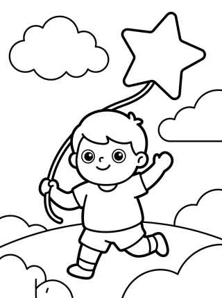 Dan Soltando Pipa para colorir Desenho de Dan Soltando Pipa para colorir e imprimir grátis