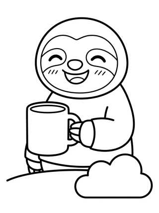 Flash Preguiça Rindo Muito Devagar para colorir Desenho de Flash Preguiça Rindo Muito Devagar para colorir e imprimir grátis