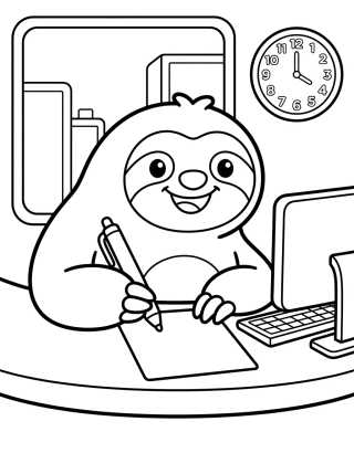 Flash Sorrindo no Trabalho para colorir Desenho de Flash Sorrindo no Trabalho para colorir e imprimir grátis