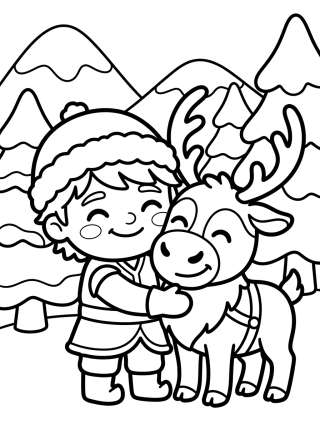 Coleção de desenhos para colorir: Desenhos do Frozen para Colorir