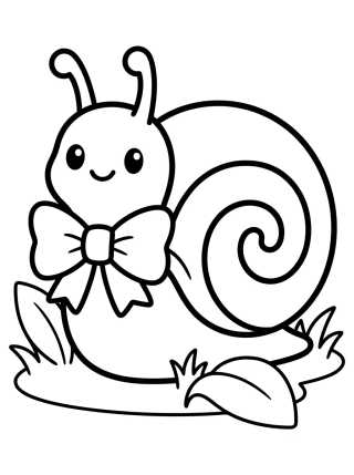 Gary com Gravata Borboleta para colorir Desenho de Gary com Gravata Borboleta para colorir e imprimir grátis