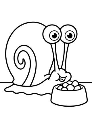 Coleção de desenhos para colorir: Desenhos do Gary o Caracol para Colorir