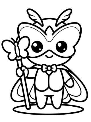 Coleção de desenhos para colorir: Hawk Moth para Colorir