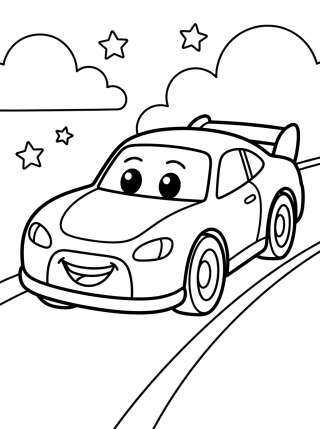 Coleção de desenhos para colorir: Hot Wheels para Colorir