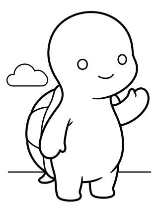 Kwami Wayzz Calmo para colorir Desenho de Kwami Wayzz Calmo para colorir e imprimir grátis