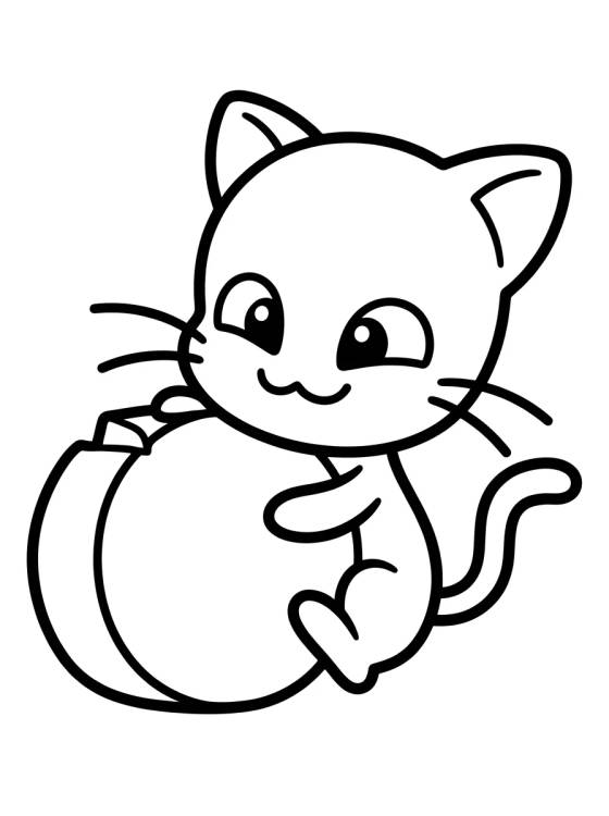 Plagg o Kwami do Gato Preto para colorir Desenho de Plagg o Kwami do Gato Preto para colorir e imprimir grátis