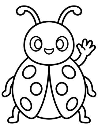 Coleção de desenhos para colorir: Ladybug para Colorir