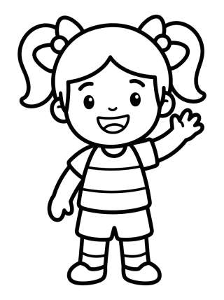 Coleção de desenhos para colorir: Desenhos da Lila do Mundo Bita para Colorir