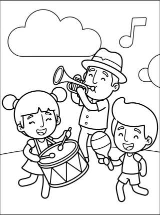 Turma do Bita Brincando para colorir Desenho de Turma do Bita Brincando para colorir e imprimir grátis