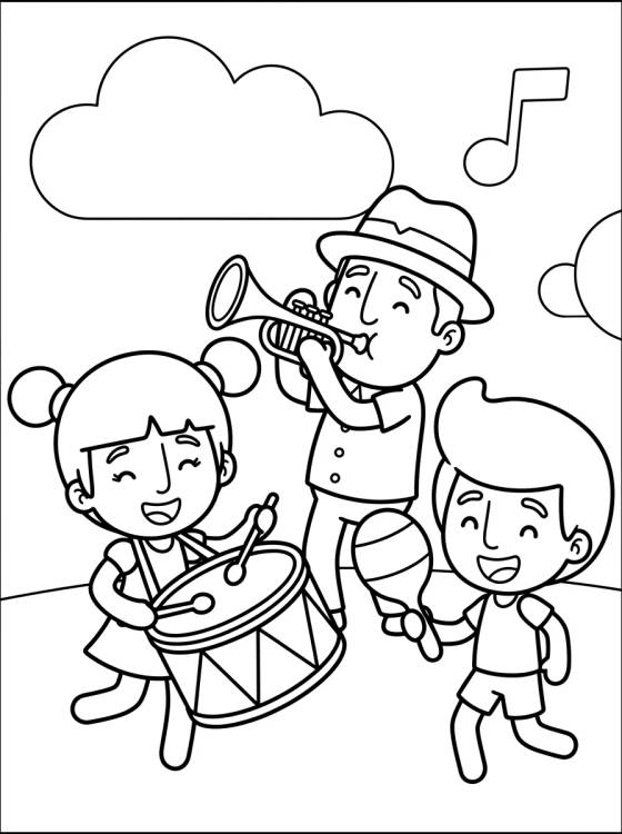 Turma do Bita Brincando para colorir Desenho de Turma do Bita Brincando para colorir e imprimir grátis