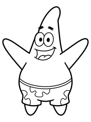 Coleção de desenhos para colorir: Patrick Estrela para Colorir