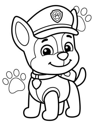 Coleção de desenhos para colorir: Patrulha Canina para Colorir