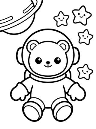 Coleção de desenhos para colorir: Personagens Fofos para Colorir
