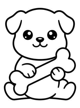 Coleção de desenhos para colorir: Pets Fofos para Colorir