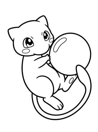 Coleção de desenhos para colorir: Pokémon Lendários Fofos