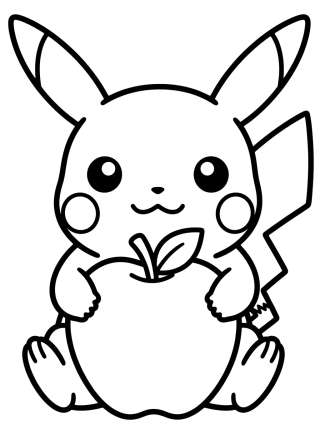 Coleção de desenhos para colorir: Pokémon Fofos para Colorir