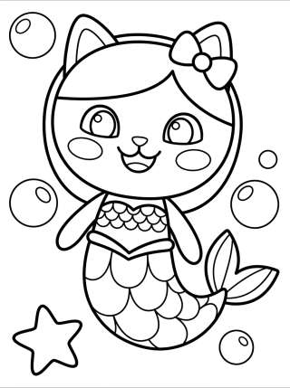 Coleção de desenhos para colorir: Desenhos da Sereiata para Colorir
