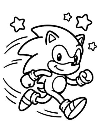 Coleção de desenhos para colorir: Sonic para Colorir