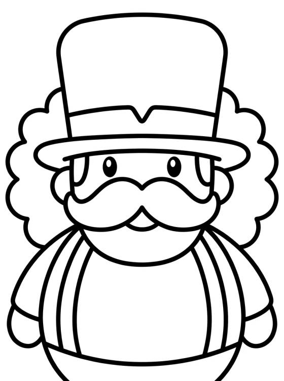 Tito com Chapéu do Bita para colorir Desenho de Tito com Chapéu do Bita para colorir e imprimir grátis