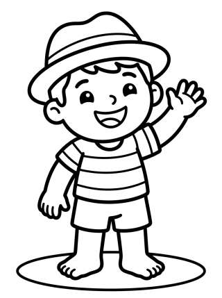 Coleção de desenhos para colorir: Tito do Mundo Bita para Colorir