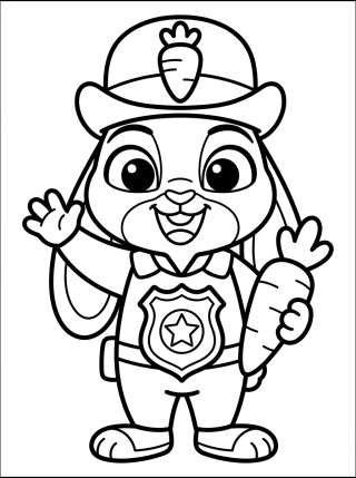 Coleção de desenhos para colorir: Zootopia para Colorir